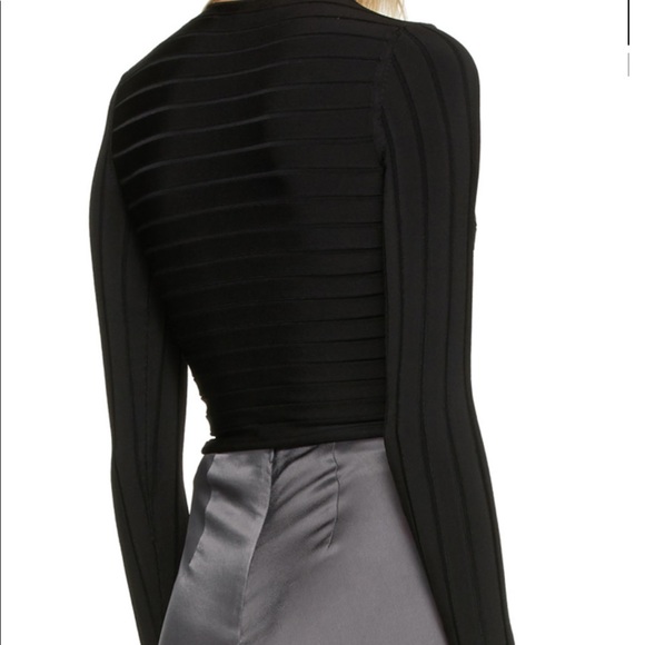 Dion Lee Black Central Braid Top - Picture 3 of 8
